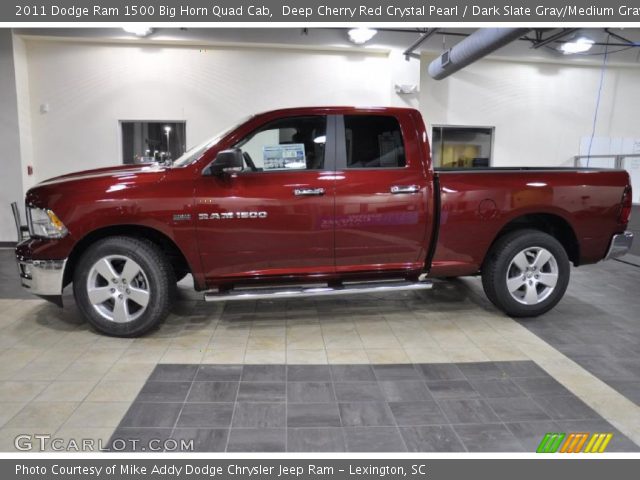 2011 Dodge Ram 1500 Big Horn Quad Cab in Deep Cherry Red Crystal Pearl