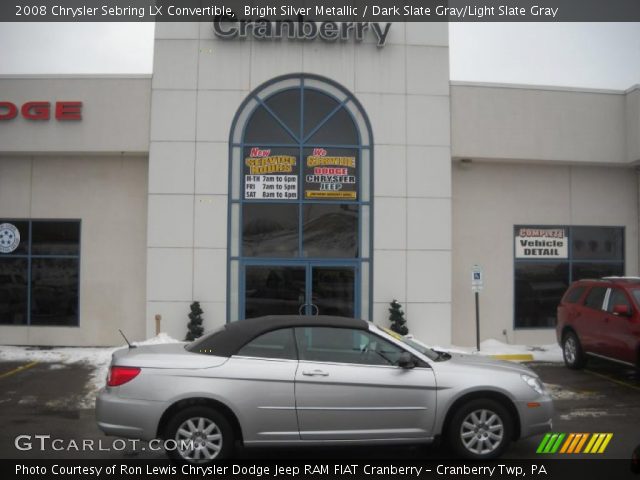 2008 Chrysler Sebring LX Convertible in Bright Silver Metallic