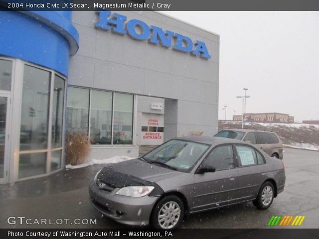 2004 Honda Civic LX Sedan in Magnesium Metallic