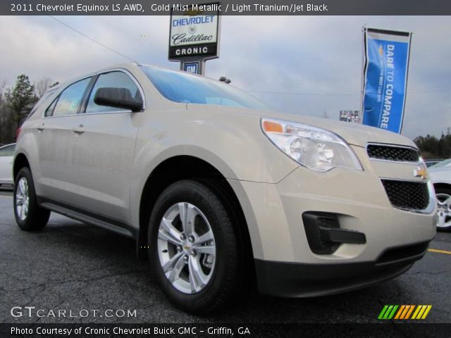2011 Chevrolet Equinox LS AWD in Gold Mist Metallic