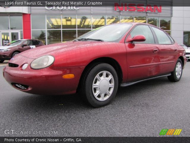 1996 Ford Taurus GL in Toreador Red Metallic