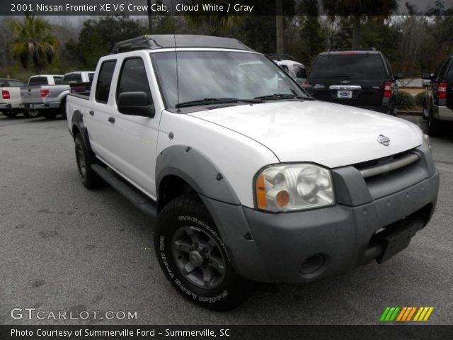 2001 Nissan Frontier XE V6 Crew Cab in Cloud White
