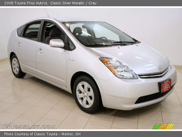2008 Toyota Prius Hybrid in Classic Silver Metallic