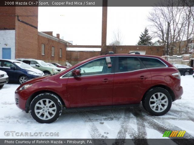 2008 Mazda CX-7 Sport in Copper Red Mica