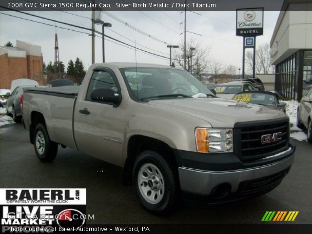 2008 GMC Sierra 1500 Regular Cab in Silver Birch Metallic