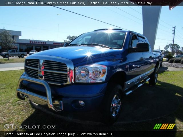 2007 Dodge Ram 1500 Laramie Mega Cab 4x4 in Electric Blue Pearl