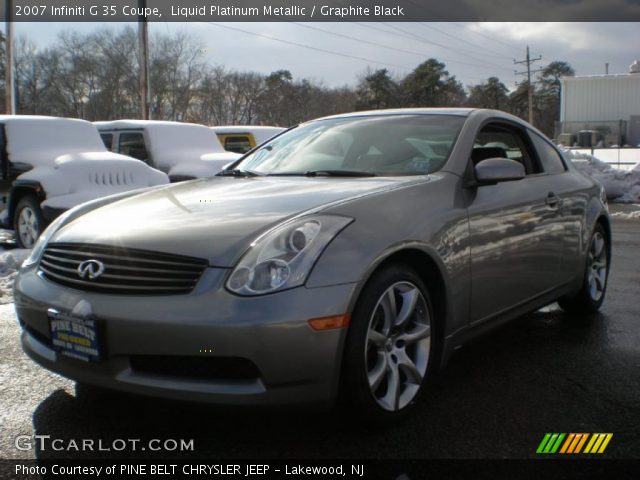 2007 Infiniti G 35 Coupe in Liquid Platinum Metallic