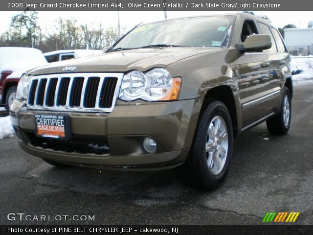 2008 Jeep Grand Cherokee Limited 4x4 in Olive Green Metallic