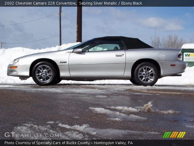 2002 Chevrolet Camaro Z28 Convertible in Sebring Silver Metallic