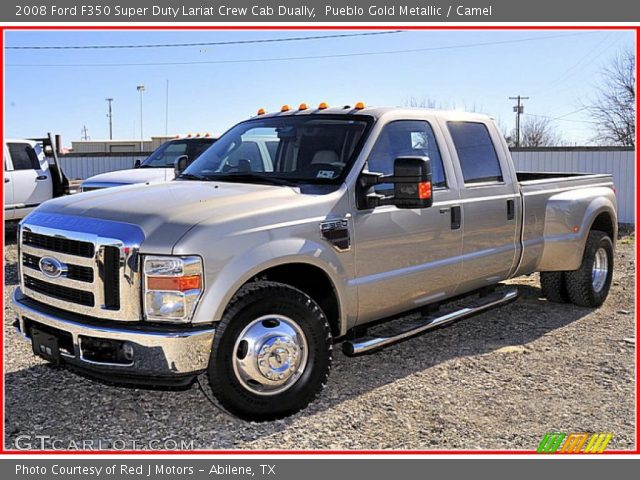 2008 Ford F350 Super Duty Lariat Crew Cab Dually in Pueblo Gold Metallic