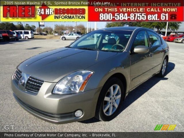 2005 Nissan Maxima 3.5 SL in Spirited Bronze Pearl