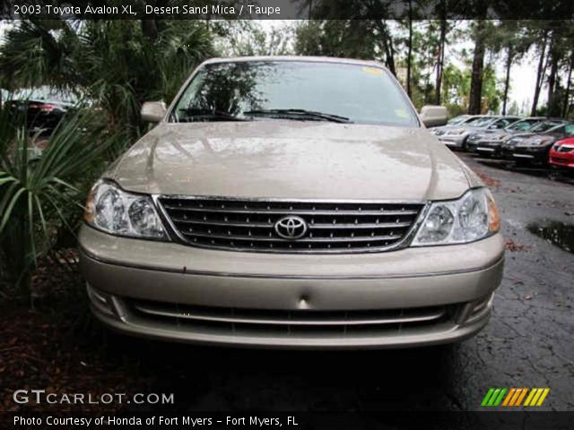 2003 Toyota Avalon XL in Desert Sand Mica
