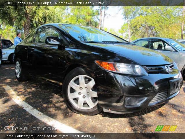 2008 Honda Civic LX Coupe in Nighthawk Black Pearl