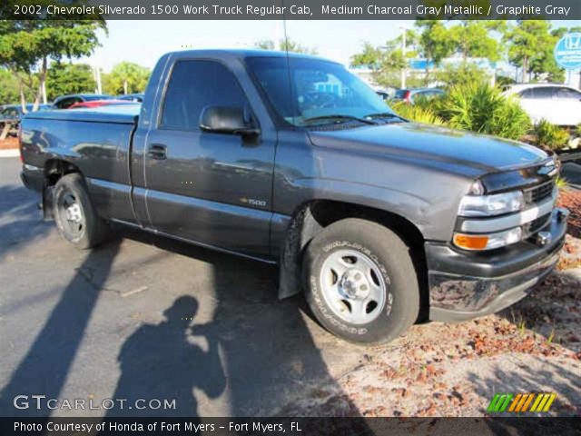 2002 Chevrolet Silverado 1500 Work Truck Regular Cab in Medium Charcoal Gray Metallic
