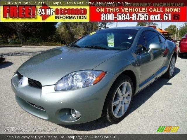 2007 Mitsubishi Eclipse SE Coupe in Satin Meisai Gray Pearl
