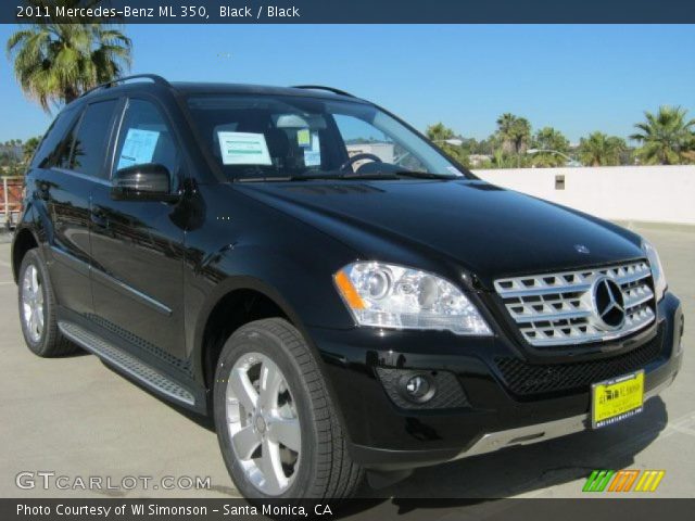 2011 Mercedes-Benz ML 350 in Black