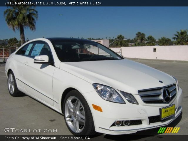 2011 Mercedes-Benz E 350 Coupe in Arctic White