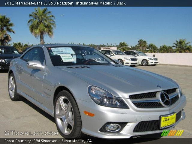 2011 Mercedes-Benz SL 550 Roadster in Iridium Silver Metallic