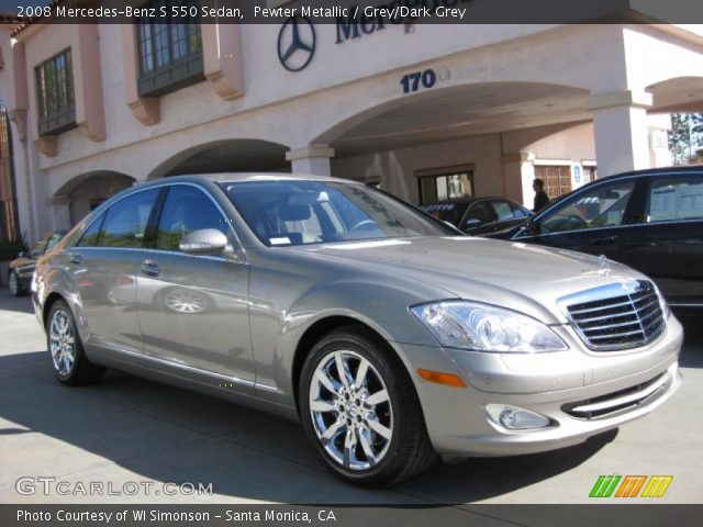 2008 Mercedes-Benz S 550 Sedan in Pewter Metallic