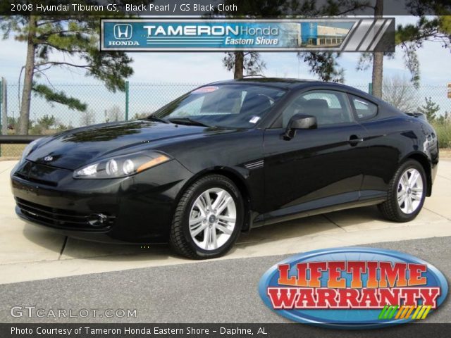 2008 Hyundai Tiburon GS in Black Pearl