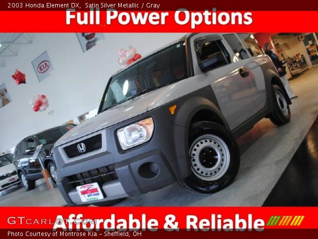 2003 Honda Element DX in Satin Silver Metallic