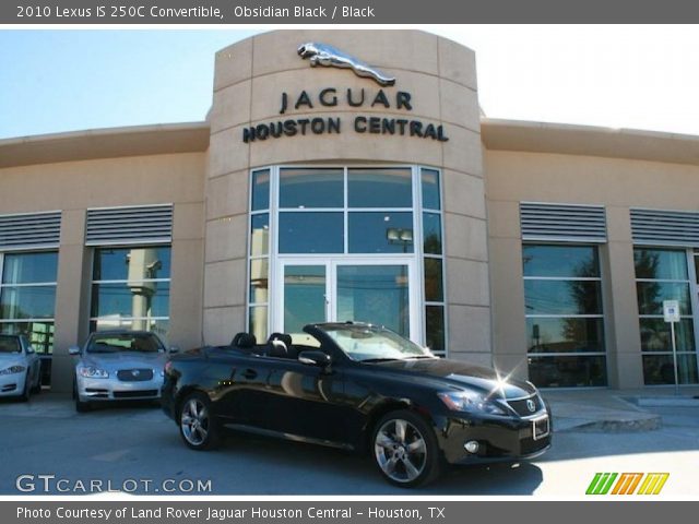 2010 Lexus IS 250C Convertible in Obsidian Black