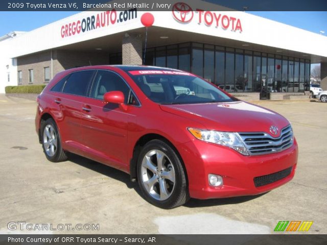 2009 Toyota Venza V6 in Barcelona Red Metallic