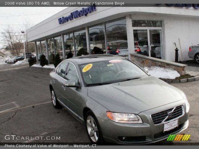 2008 Volvo S80 T6 AWD in Willow Green Metallic