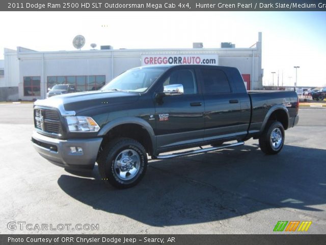 2011 Dodge Ram 2500 HD SLT Outdoorsman Mega Cab 4x4 in Hunter Green Pearl