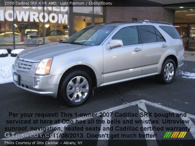 2008 Cadillac SRX 4 V6 AWD in Light Platinum