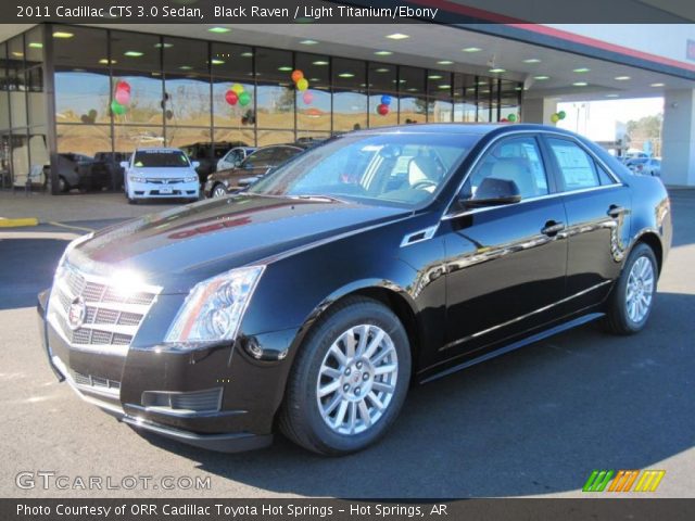 2011 Cadillac CTS 3.0 Sedan in Black Raven