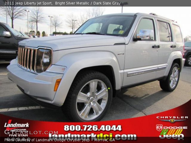 2011 Jeep Liberty Jet Sport in Bright Silver Metallic