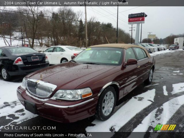 2004 Lincoln Town Car Ultimate L in Autumn Red Metallic