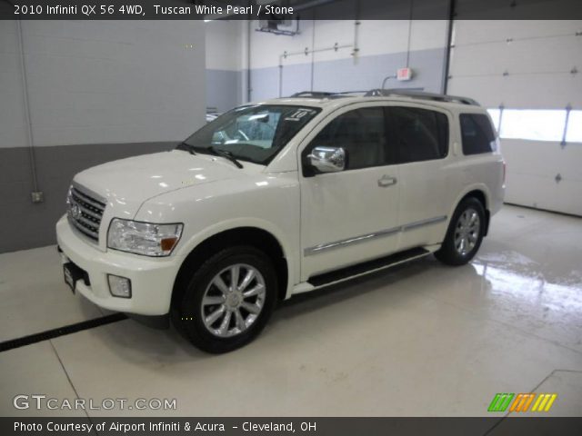 2010 Infiniti QX 56 4WD in Tuscan White Pearl