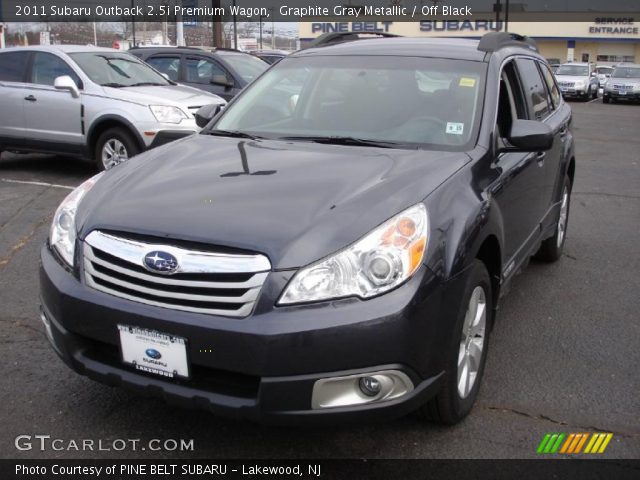 2011 Subaru Outback 2.5i Premium Wagon in Graphite Gray Metallic