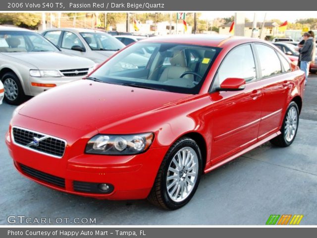 2006 Volvo S40 T5 in Passion Red