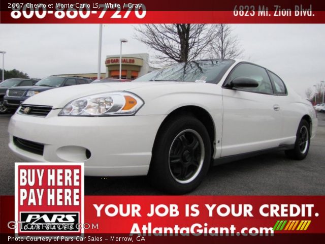 2007 Chevrolet Monte Carlo LS in White