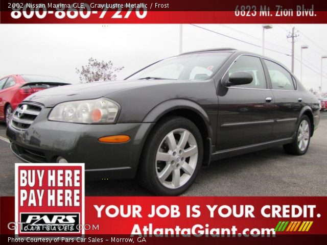2002 Nissan Maxima GLE in Gray Lustre Metallic