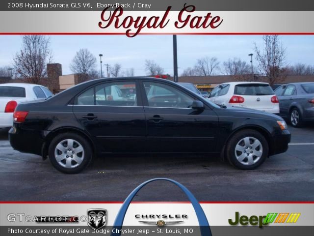 2008 Hyundai Sonata GLS V6 in Ebony Black