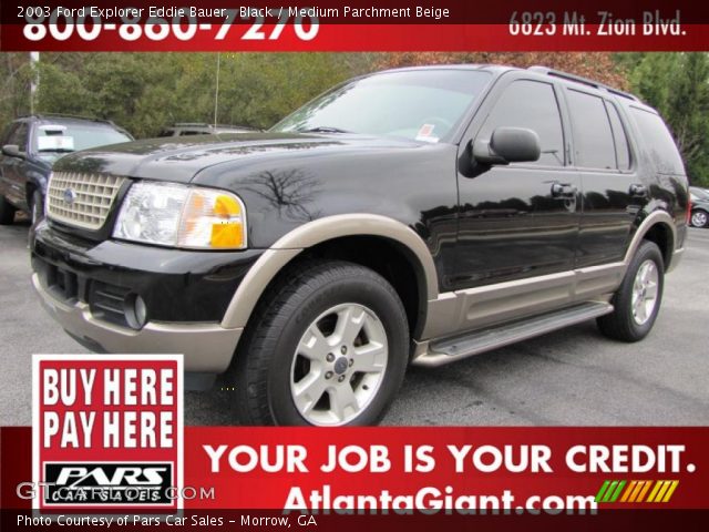 2003 Ford Explorer Eddie Bauer in Black