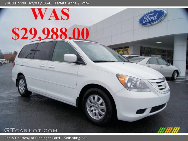 2008 Honda Odyssey EX-L in Taffeta White