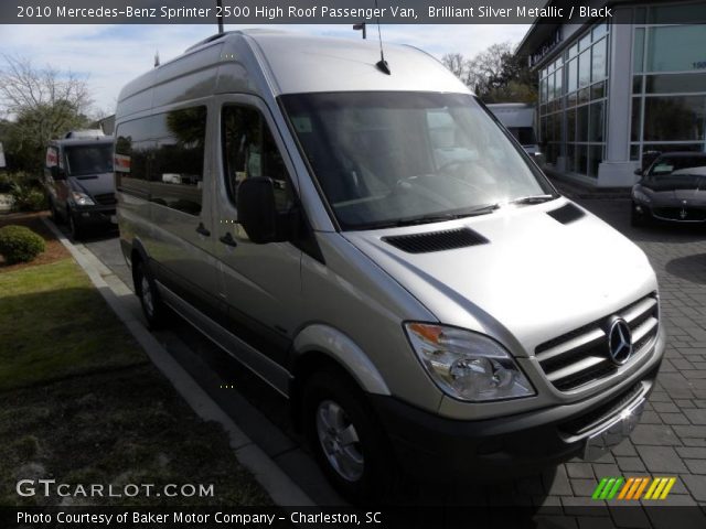 2010 Mercedes-Benz Sprinter 2500 High Roof Passenger Van in Brilliant Silver Metallic