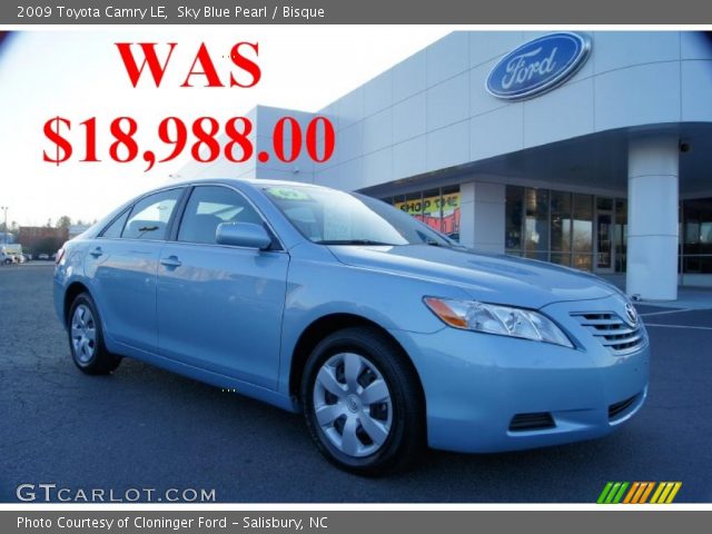 2009 Toyota Camry LE in Sky Blue Pearl