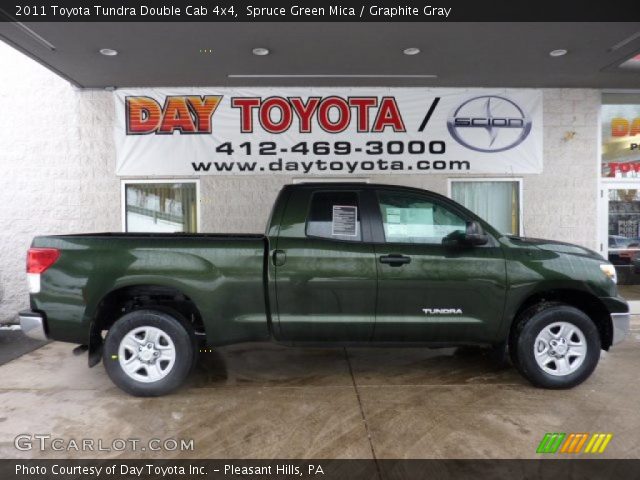 2011 Toyota Tundra Double Cab 4x4 in Spruce Green Mica