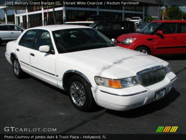 2001 Mercury Grand Marquis GS in Vibrant White Clearcoat