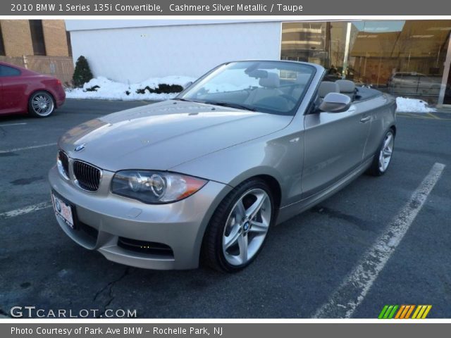 2010 BMW 1 Series 135i Convertible in Cashmere Silver Metallic