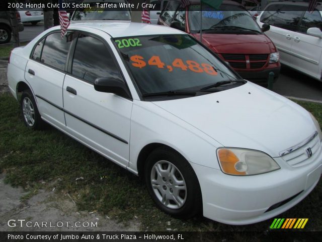 2002 Honda Civic DX Sedan in Taffeta White