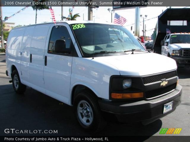 2006 Chevrolet Express 1500 Commercial Utility Van in Summit White