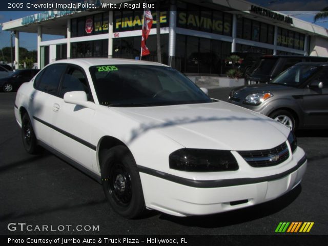 2005 Chevrolet Impala Police in White