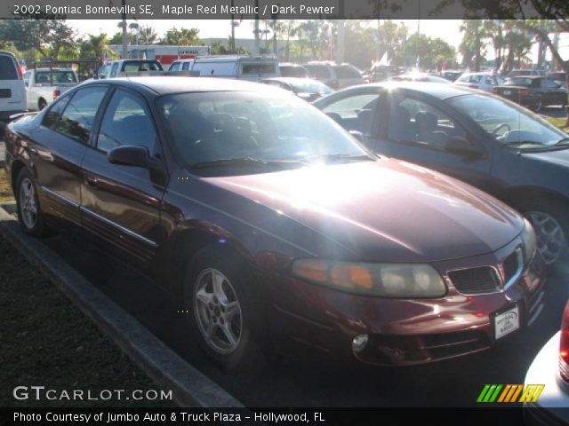 2002 Pontiac Bonneville SE in Maple Red Metallic